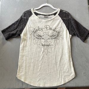Womens Harley Davidson logo shirt
